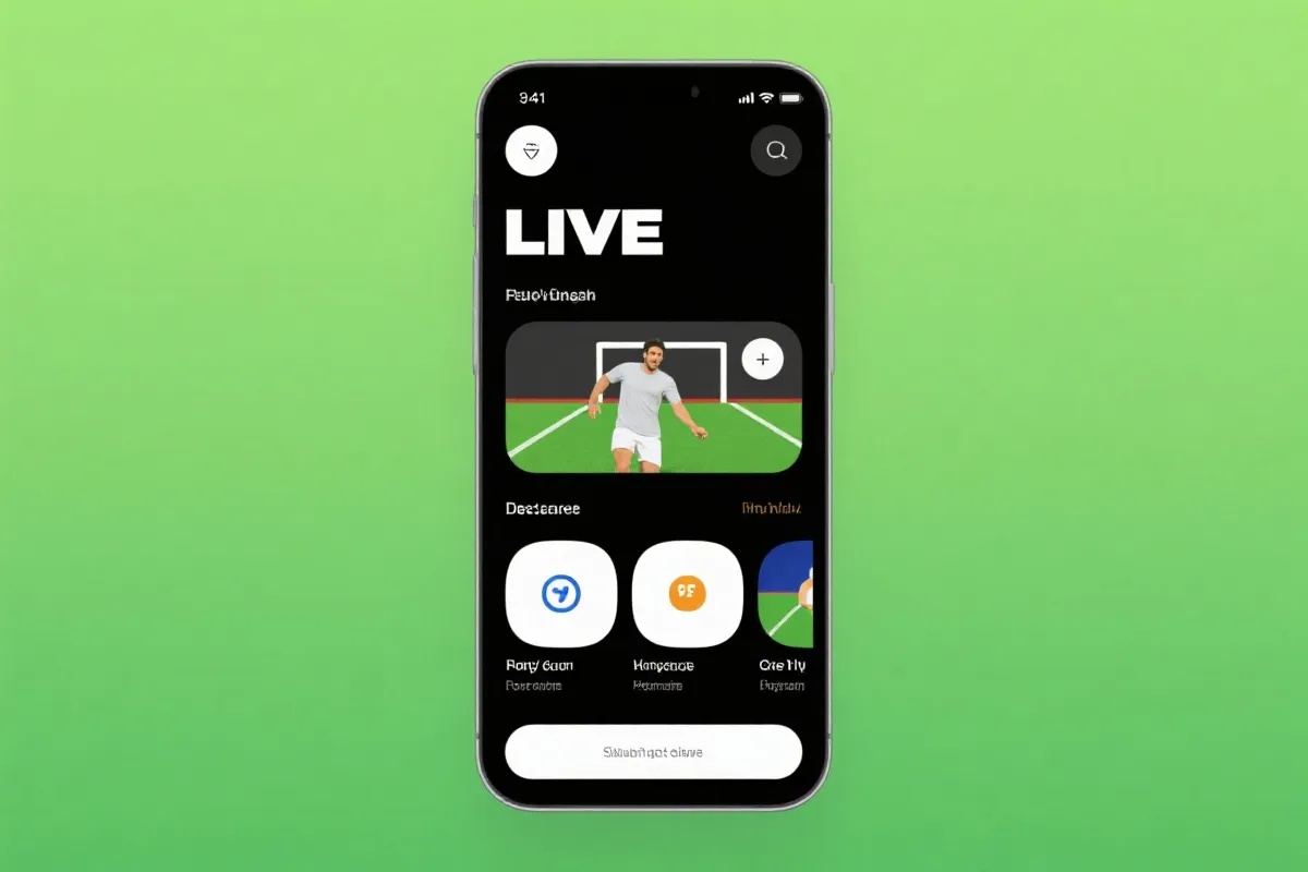 英超联赛直播App界面预览